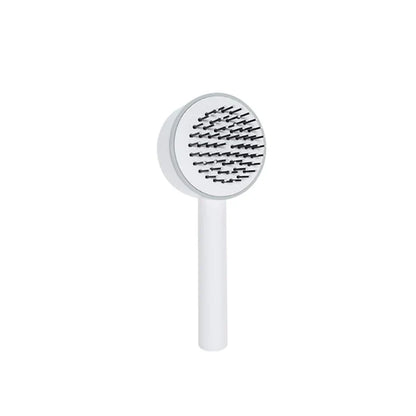 Premium One-Click Anti-Static Self-Cleaning Paddle Hair & Scalp Brush