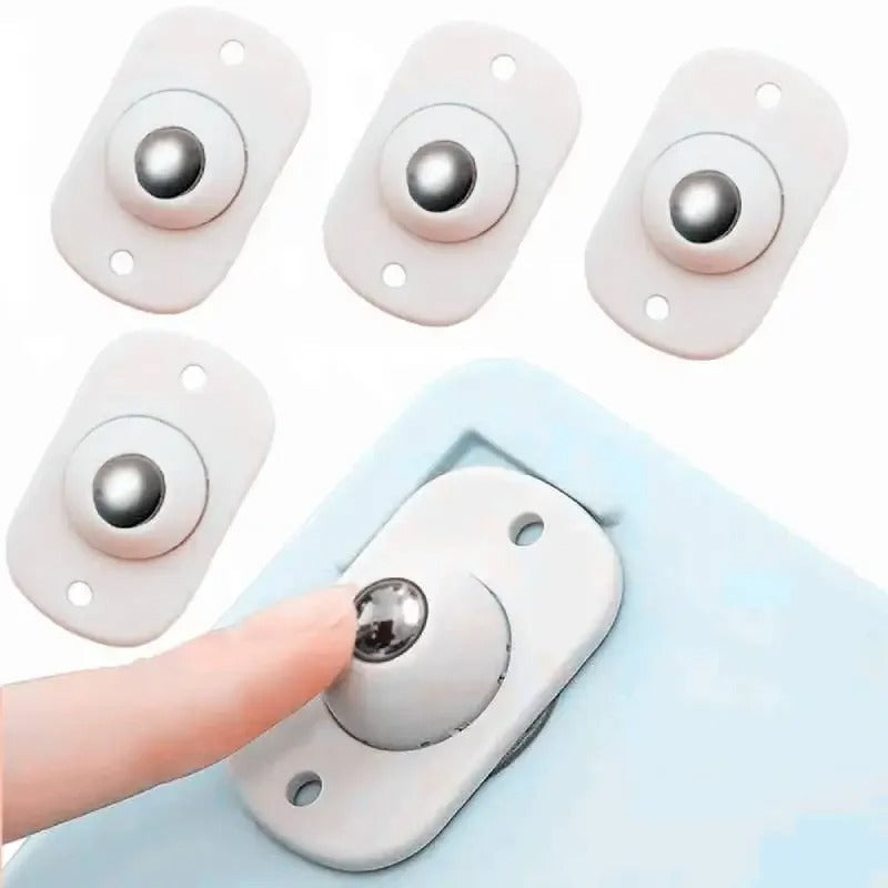 Self Adhesive Universal Wheels Casters 360 Degree Rotatable Ball Pulley