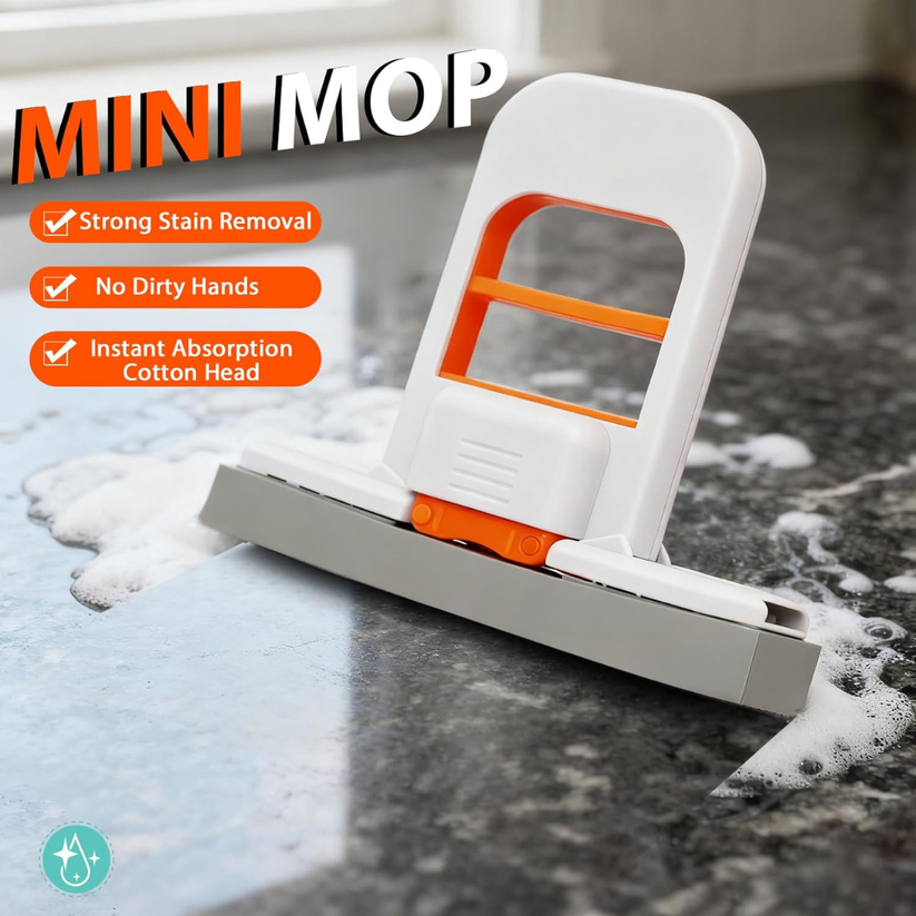 Mini Foldable Mop – One Hand Self Squeeze