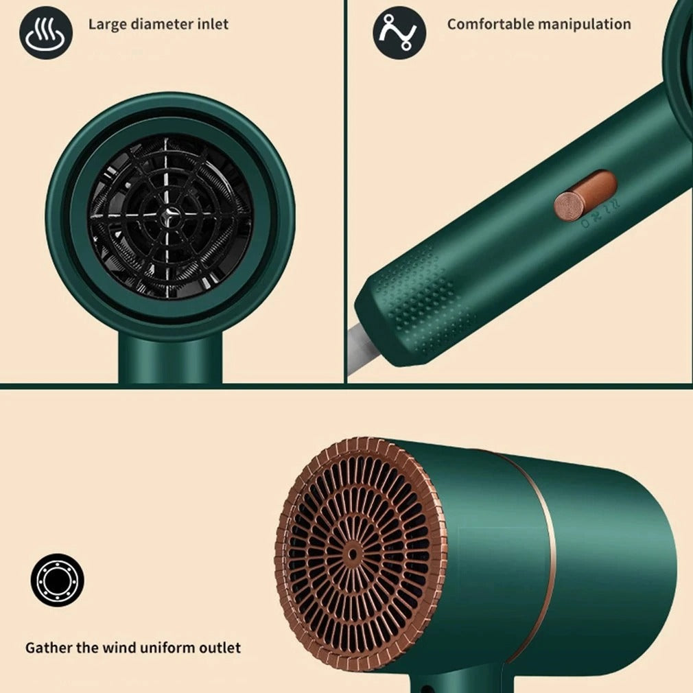 Premium Portable Lightweight Hair Dryer for Fast Drying