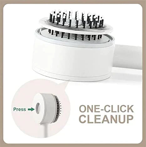 Premium One-Click Anti-Static Self-Cleaning Paddle Hair & Scalp Brush