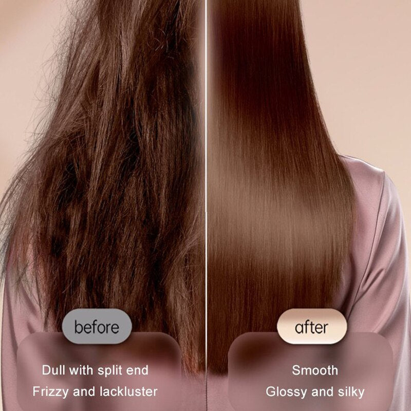 Premium 2-in-1 Hair Straightener & Curler Comb
