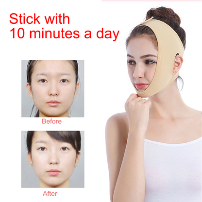 Reduce Double Chin Face Slimming belt V Thin face Mask