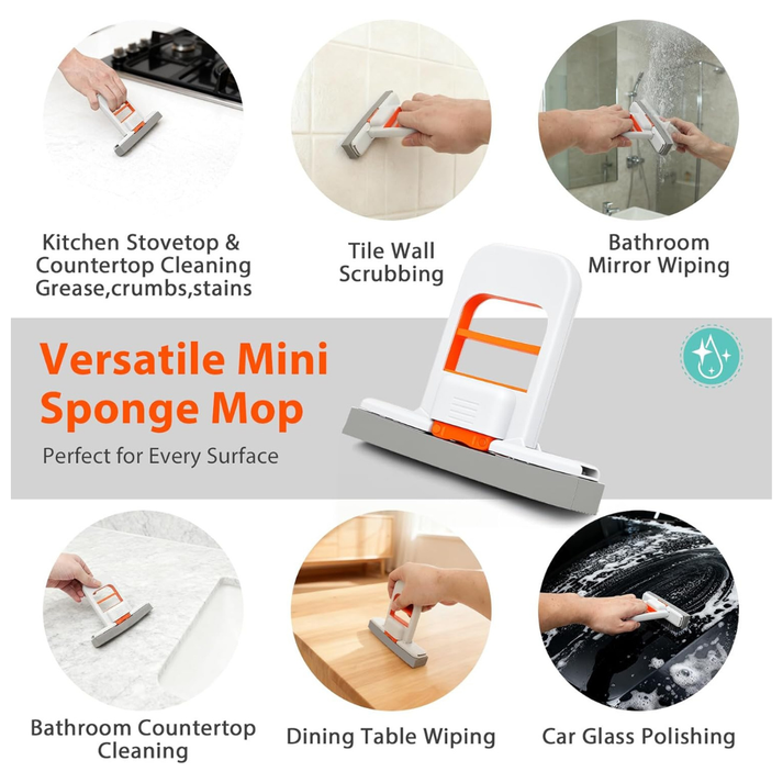 Mini Foldable Mop – One Hand Self Squeeze