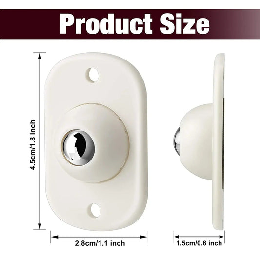 Self Adhesive Universal Wheels Casters 360 Degree Rotatable Ball Pulley