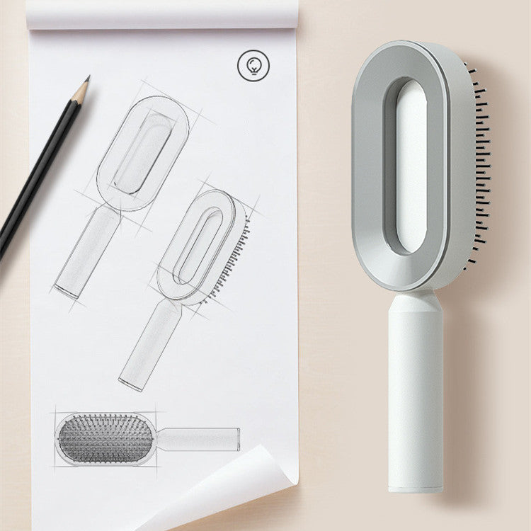 Premium Self-Cleaning Massage Hair Brush for Women