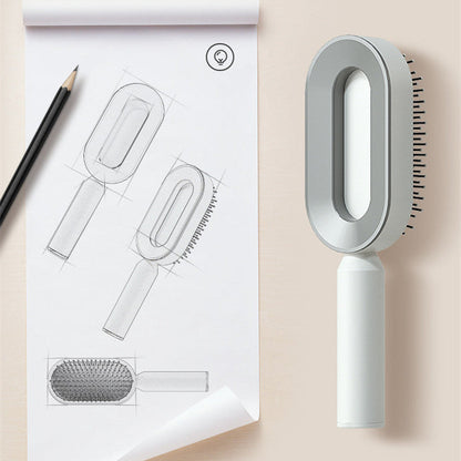 Premium Self-Cleaning Massage Hair Brush for Women
