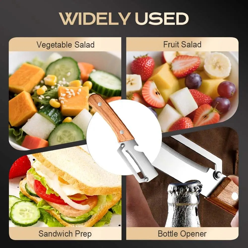 3-in-1 Ultra Sharp Vegetable Peeler & Cutter