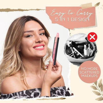 5 in 1 Matte Lipstick - Pack of 2