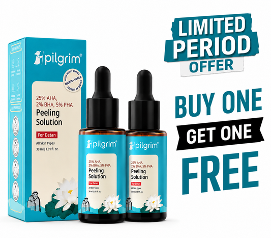 (Buy 1 Get 1 Free) Pilgrim 25% AHA + 2% BHA + 5% PHA Peeling Solution