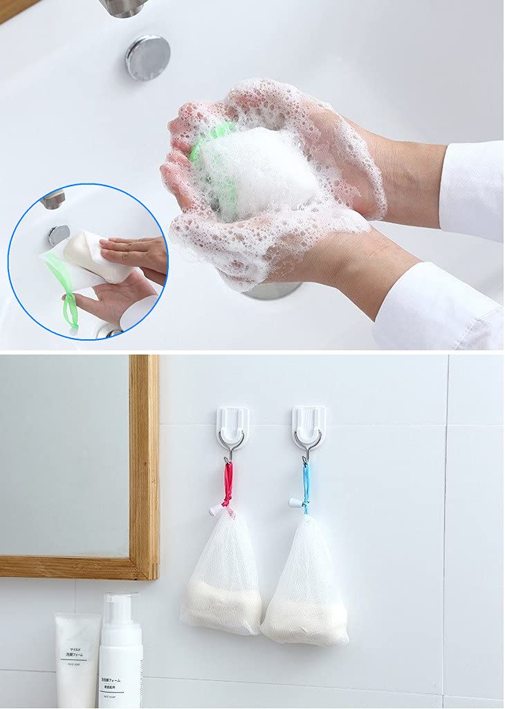 Premium Mesh Soap Saver Pouch Bath ( 7 Pack )
