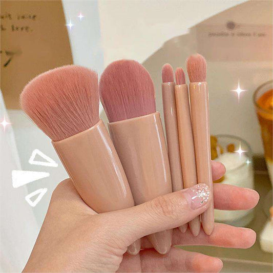 Premium Portable Cosmetic Makeup Beauty Brush with Mirror