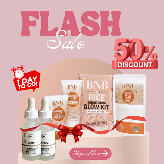 BNB rice kit and the ordinary serum Deal (2 serum and 1 3 in 1 kit)