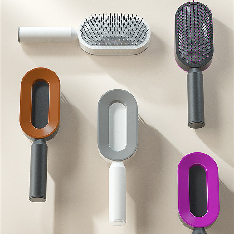 Premium Self-Cleaning Massage Hair Brush for Women