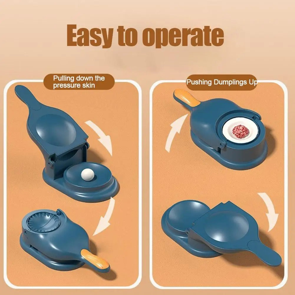 2-in-1 Dumpling & Samosa Maker – Easy Dough Pressing & Folding Tool