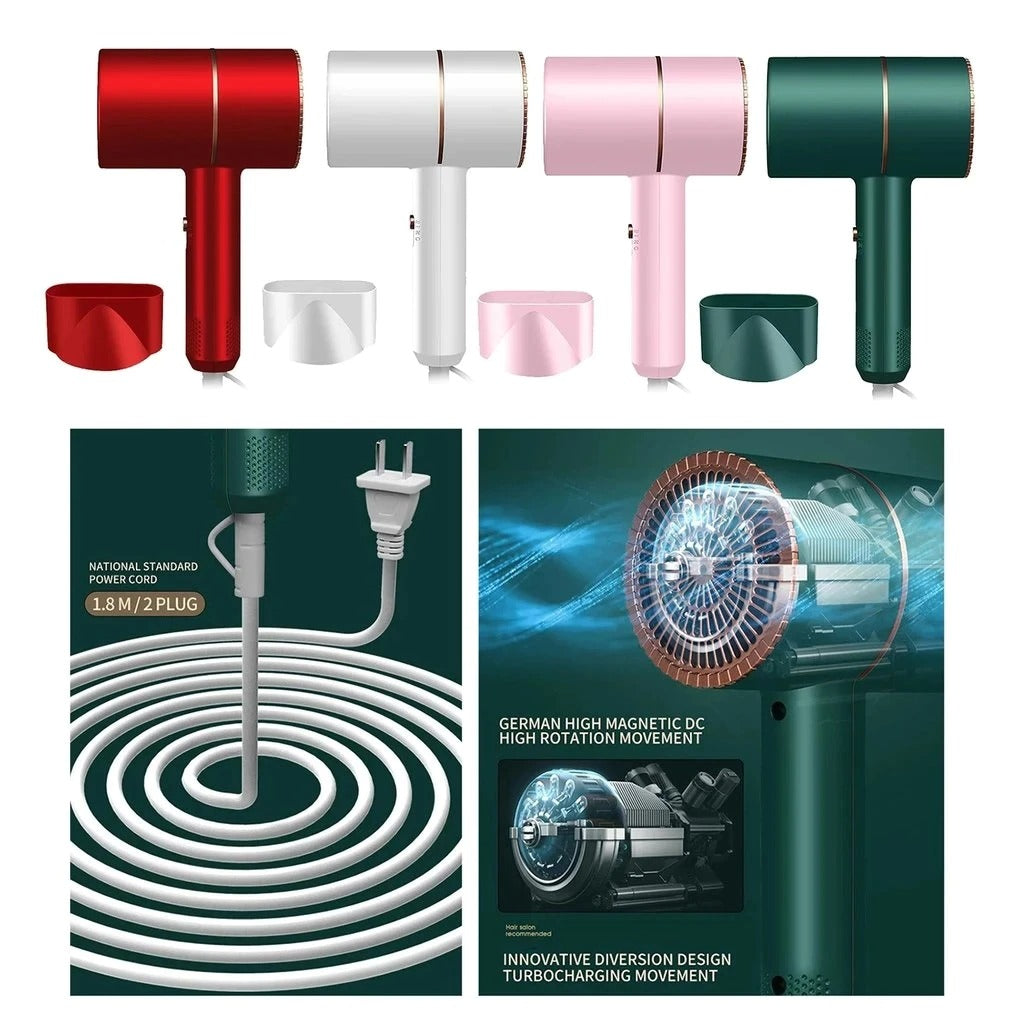 Premium Portable Lightweight Hair Dryer for Fast Drying