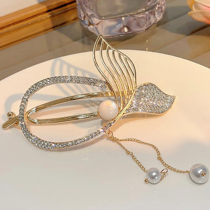 Premium Pearl Tassel with Hair Clip Accessory for Women