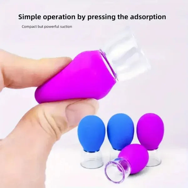✨ Facial Silicone Cupping Massage Set