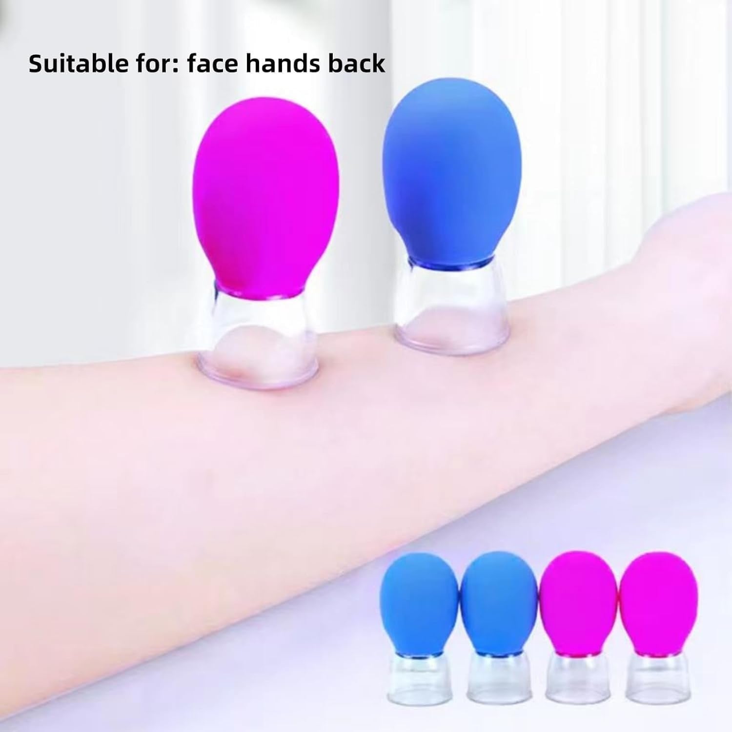 ✨ Facial Silicone Cupping Massage Set