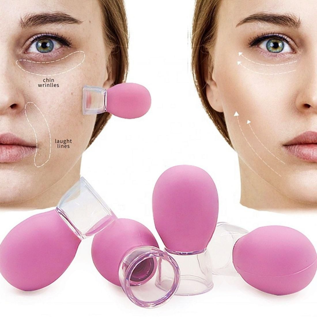 ✨ Facial Silicone Cupping Massage Set