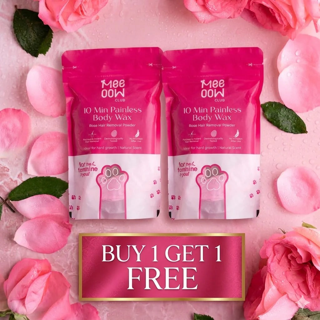 Meow Body Hair Removal Wax Powder Mask