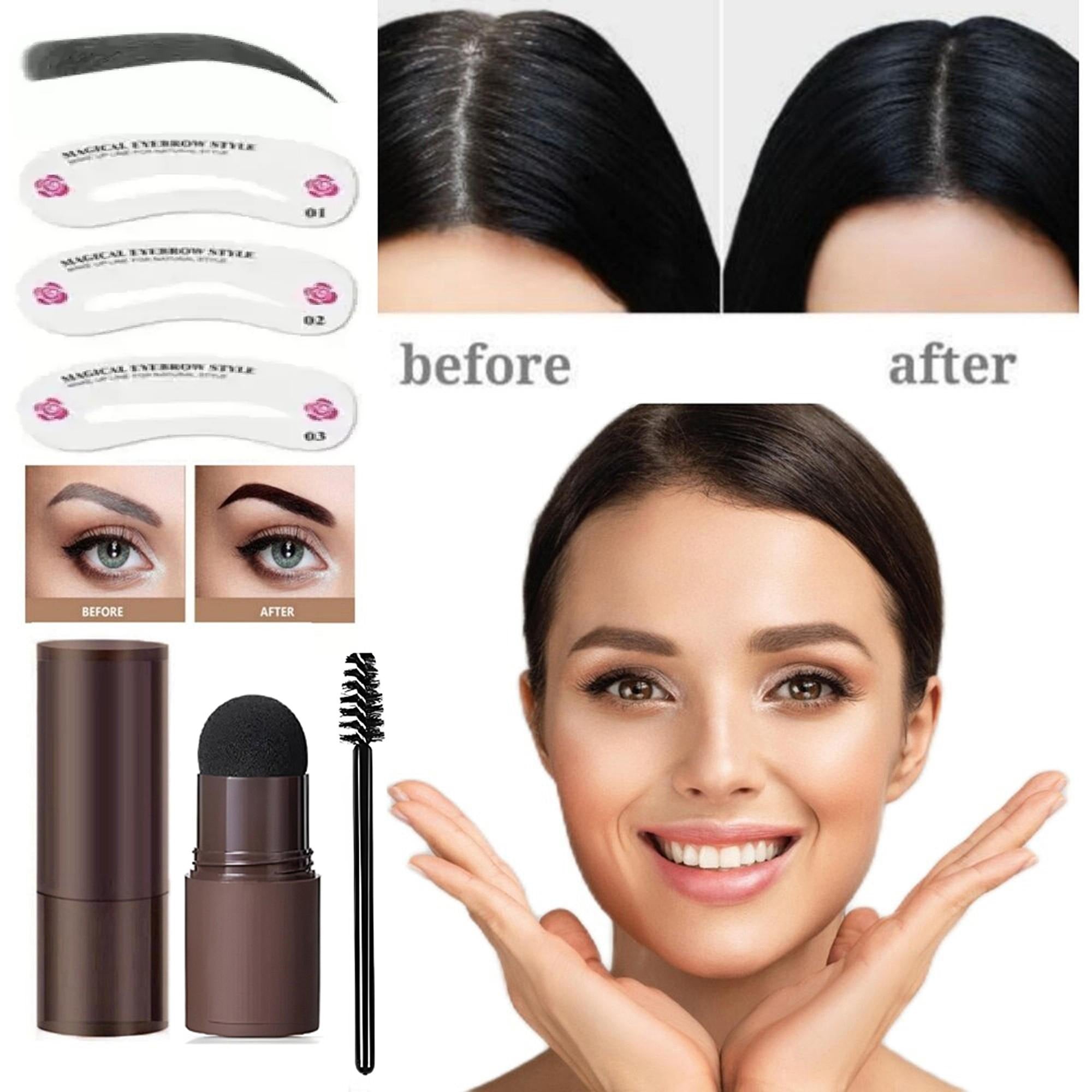 Dual-Use Eyebrow Stamp and Hairline Shading Powder – Instant Fill & Define