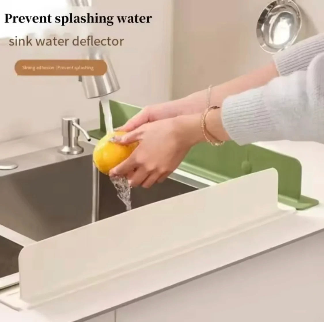 Silicone Sink Splash Guard With Strong Suction