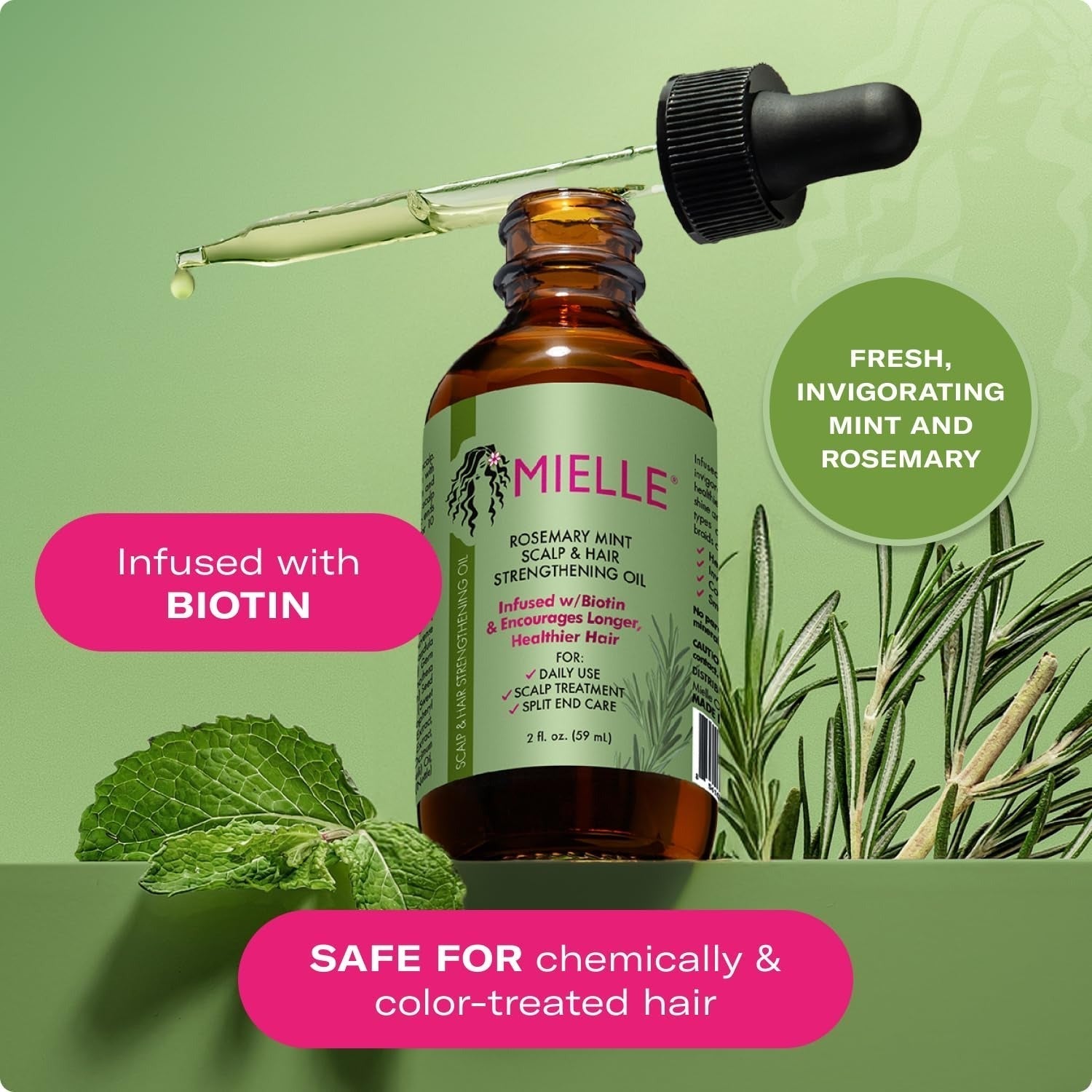 Rosemary & Biotin Infused Scalp Therapy Oil – The Secret to Strong, Healthy Hair
