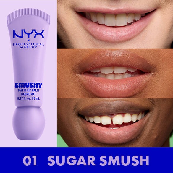 NYX Smushy Matte Lip Balm — Soft Matte, Cloud-Like Comfort