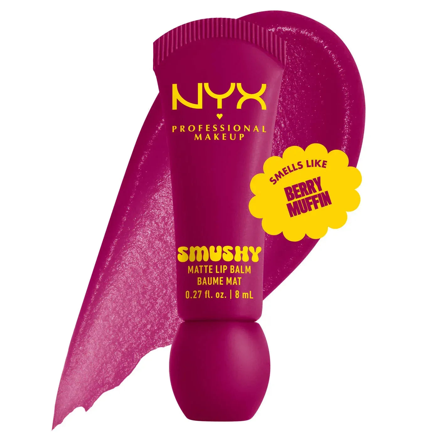 NYX Smushy Matte Lip Balm — Soft Matte, Cloud-Like Comfort