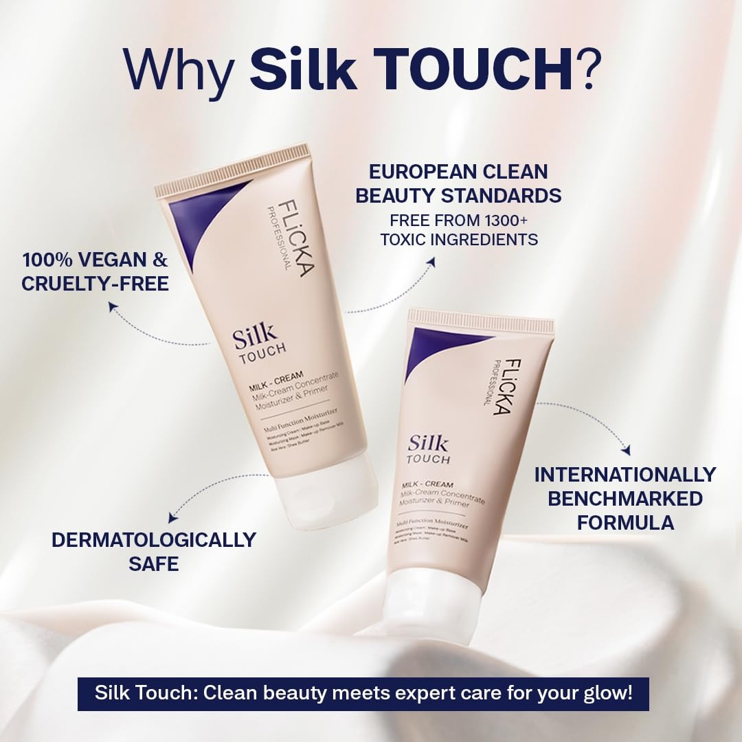 Flicka Silk touch Milk-Cream Moisturiser and Primer 60g (Original)