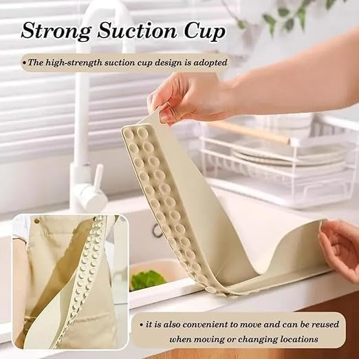 Silicone Sink Splash Guard With Strong Suction