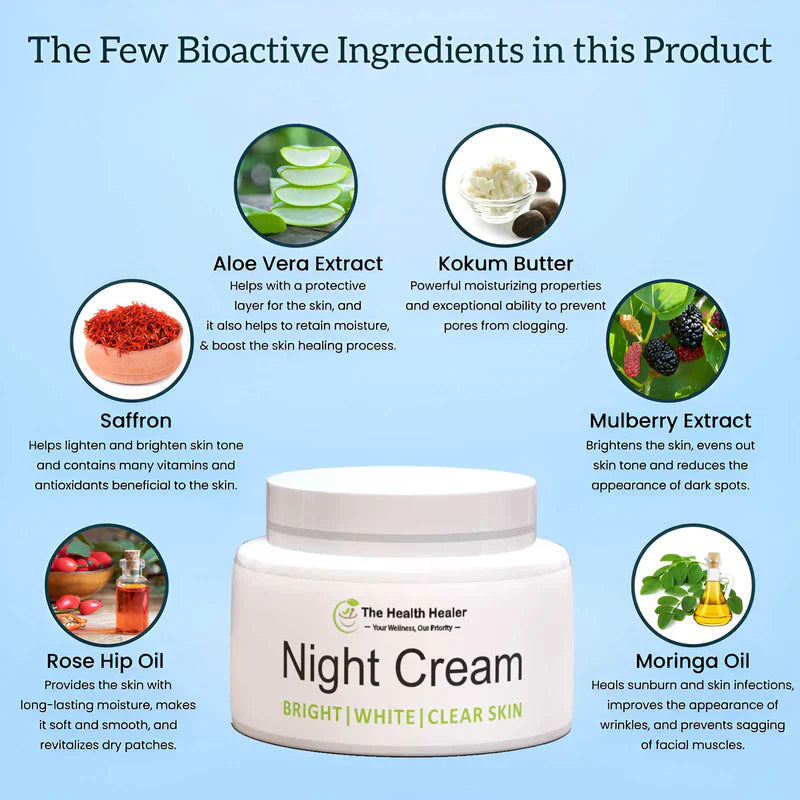 The Health Healer NIGHT CREAM Deal BUY 1  FREE 1